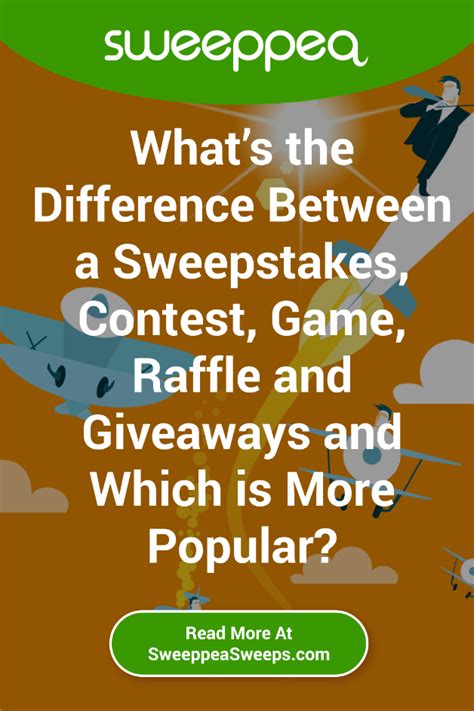 What’s the Difference Between a Sweepstakes, Contest, Game, .